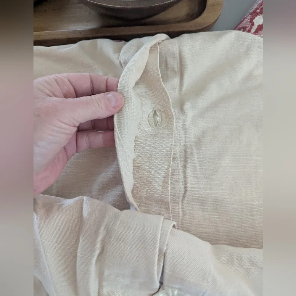 (2) Pottery Barn "KENMARE" Ikat Embroidered Pillow Covers 24" Red/Gray - Picture 6 of 9